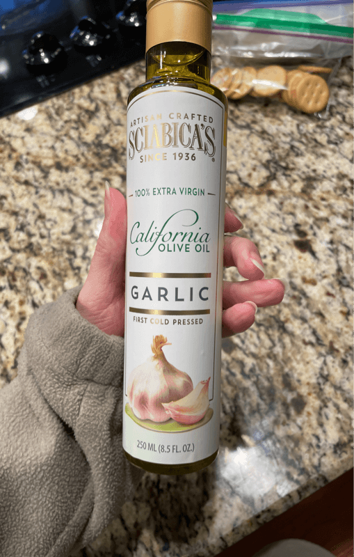 Sciabica'S California Olive Oil, Garlic Flavored