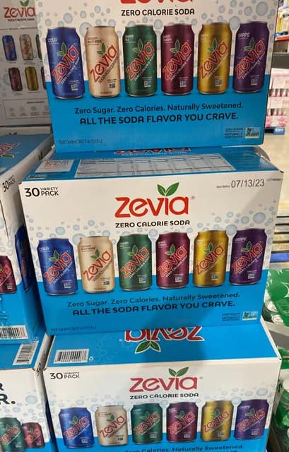 Zevia Zero Calorie Soda 30 Variety