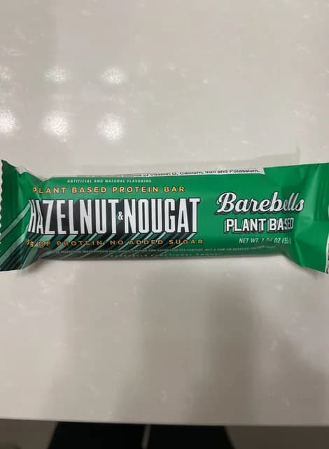 Is it Barley Free? Barebells Plant Based Protein Bar, Hazelnut & Nougat Flavor