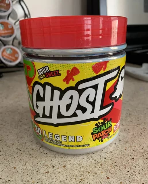 Sour Patch Kids Ghost Legend Redberry Preworkout Dietary Supplement