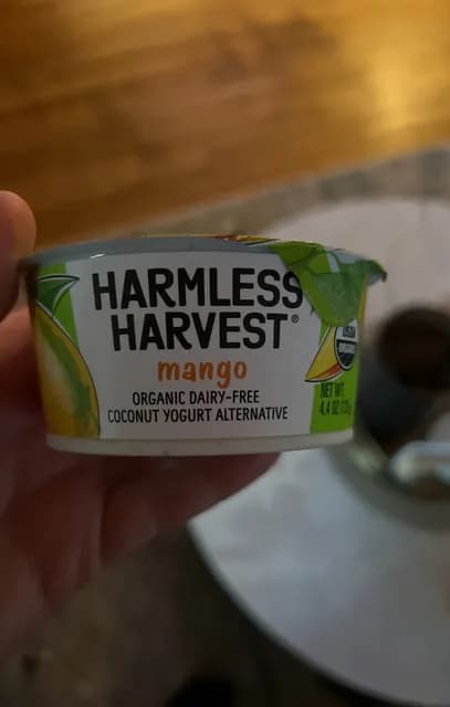 Harmless Harvest Mango Organic Dairy-Free Coconut Yogurt Alternative