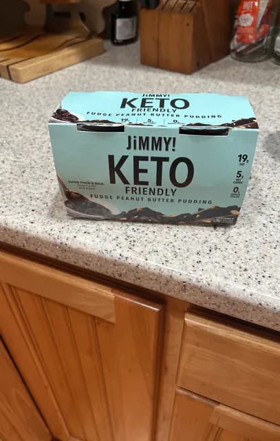 Jimmy! Keto Friendly Fudge Peanut Butter Pudding