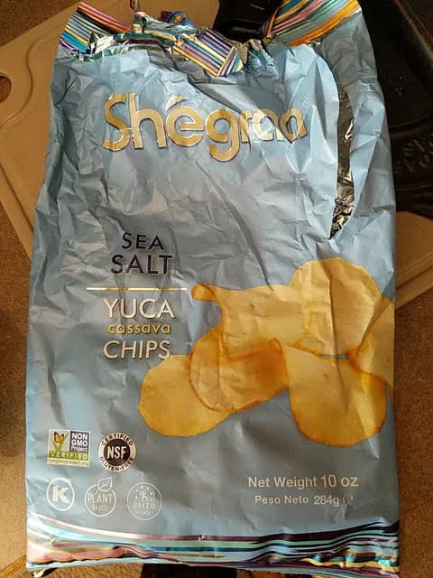 Shegraa Sea Salt Yuca Cassava Chips