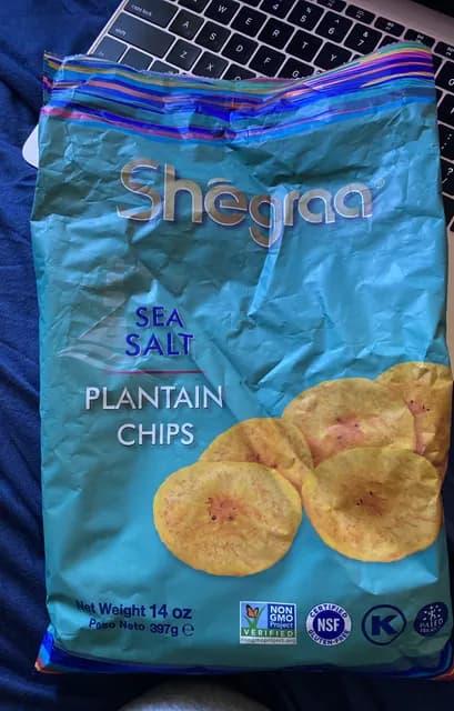 Shegraa Sea Salt Plantain Chips