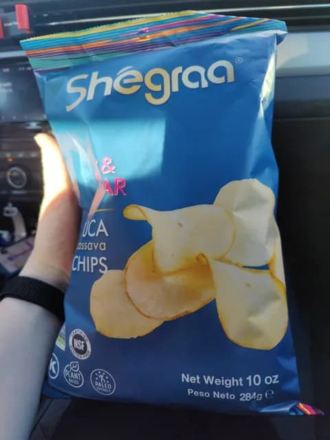 Shegraa Salt & Vinegar Yuca Cassava Chips