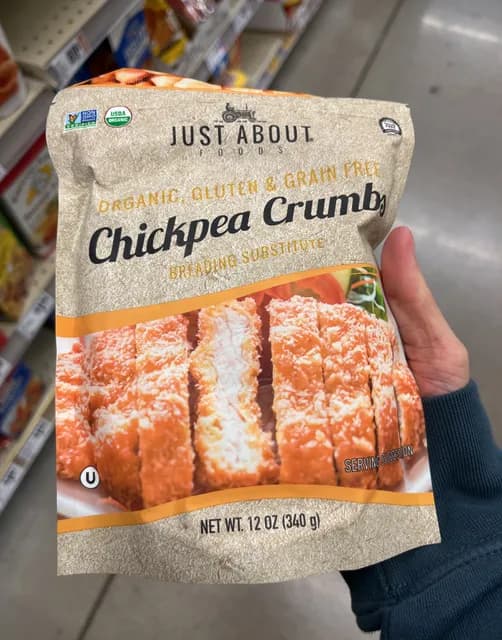 Just About Foods Organic, Gluten & Grain Free Chickpea Crumbs