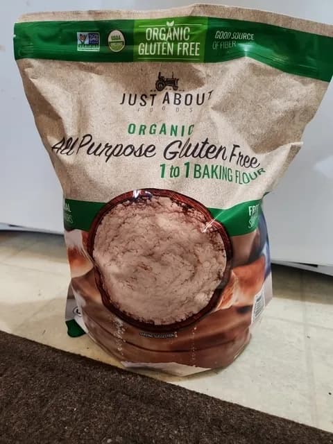 Just About Foods Organic All Purpose Gluten Free 1 To 1 Baking Flour