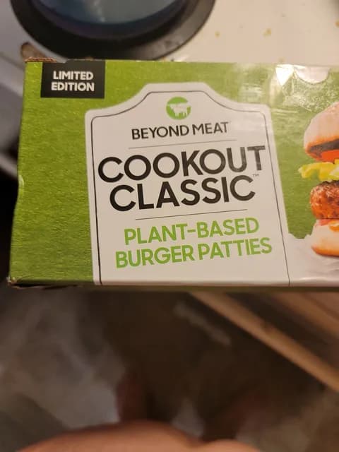 Beyond Meat Cookout Classic Plant-Based Burger Patties Limited Edition