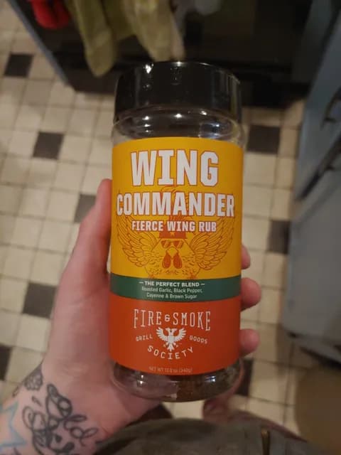Fire & Smoke Society Wing Commander Fierce Wing Rub