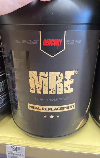 Redcon1 Mre Real Whole Food Meal Replacement