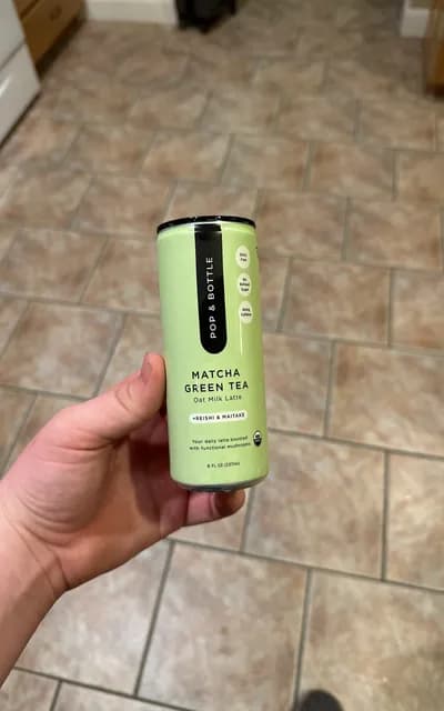 Pop & Bottle Matcha Green Tea Oat Milk Latte