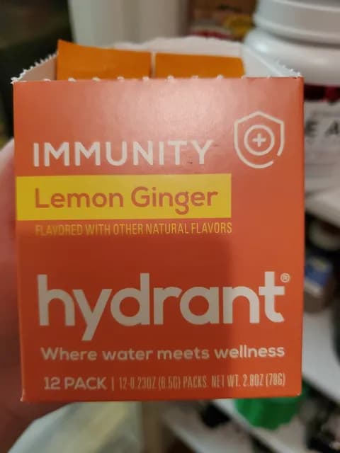 Hydrant Immunity Lemon Ginger
