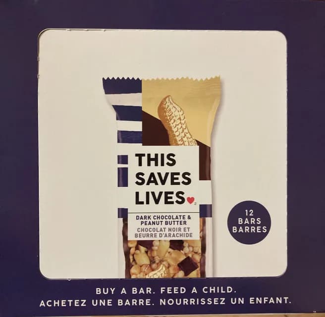 This Saves Lives Dark Chocolate & Peanut Butter
