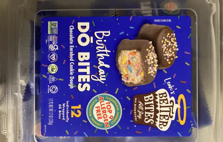 Leah'S Better Bites Birthday Dō Bites Chocolate Enrobed Cookie Dough