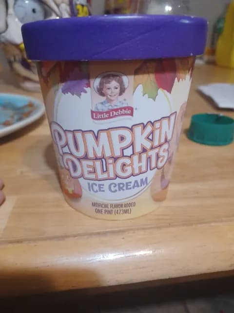 Little Debbie Pumpkin Delights Ice Cream