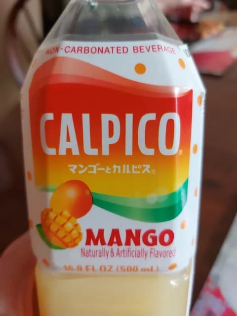 Calpico Mango Non-Carbonated Beverage
