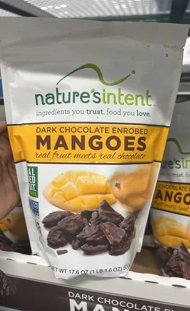 Nature'S Intent Dark Chocolate Enrobed Mangoes