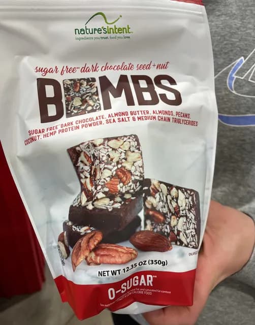 Is it Peanut Free? Nature's Intent Sugar Free Dark Chocolate Seed + Nut Bombs