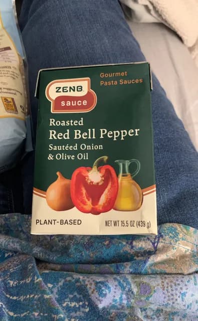 Zenb Roasted Red Bell Pepper Gourmet Pasta Sauce