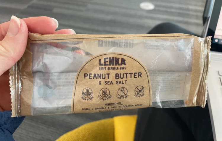 Lenka Peanut Butter & Salt Craft Granola Bars
