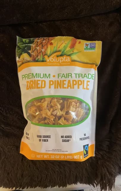 Volupta Premium Fair Trade Dried Pineapple