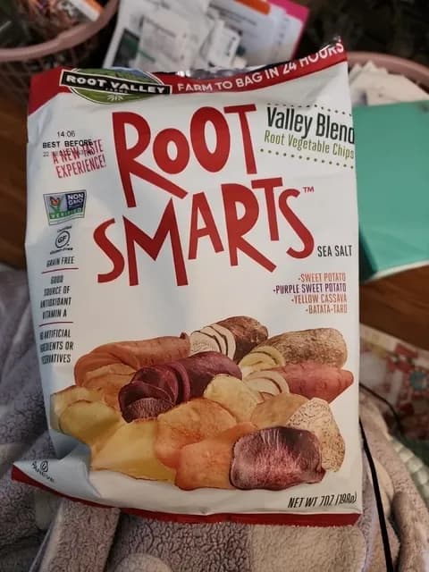 Root Valley Farms Root Smarts Valley Blend Root Vegetable Chips
