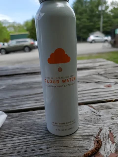 Cloud Water Natural Sparkling Hemp Blood Orange & Coconut