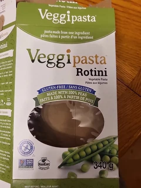 Veggipasta Rotini Vegetable Pasta