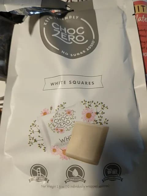 Choc Zero White Squares