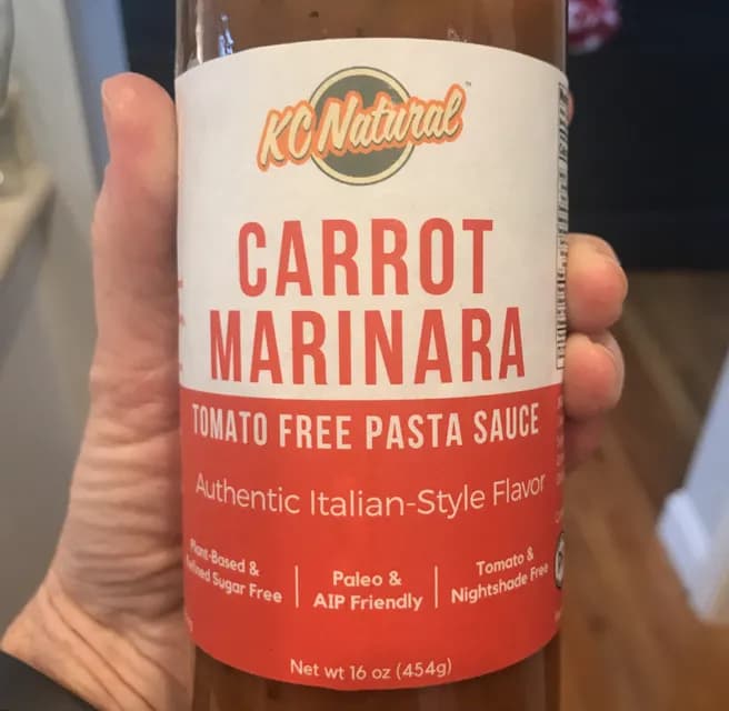 Kc Natural Carrot Marinara Tomato Free Pasta Sauce