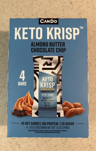 Cando Keto Krisp Almond Butter Chocolate Chip