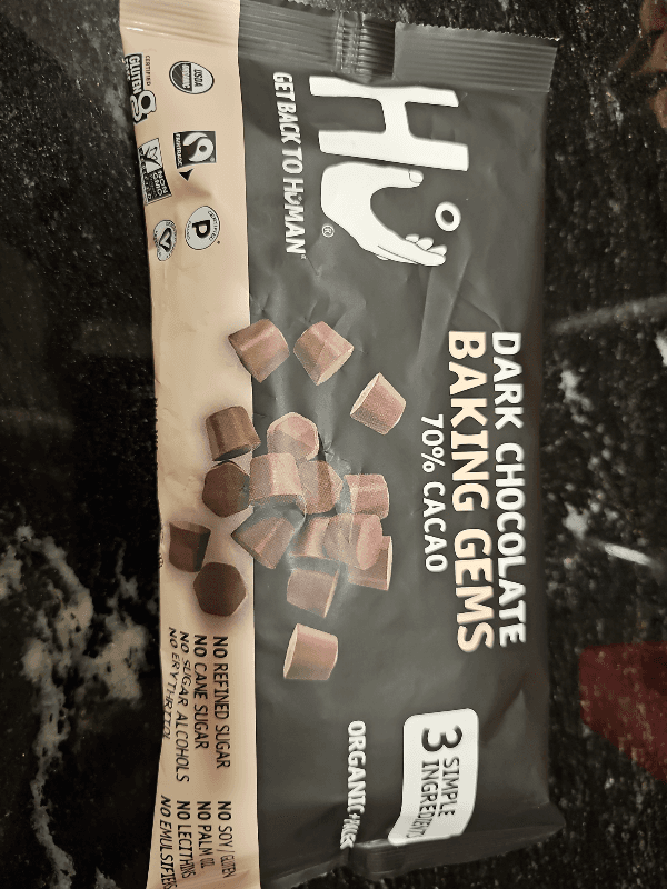 Hu Get Back To Human Baking Dark Chocolate 70% Cacao