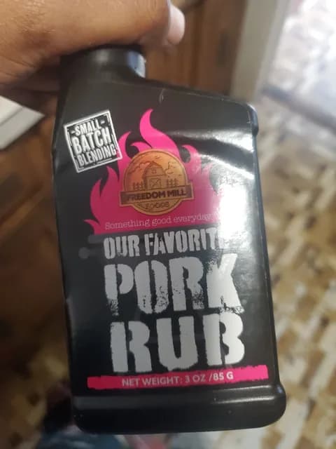 Freedom Mill Foods Our Favorite Pork Rub