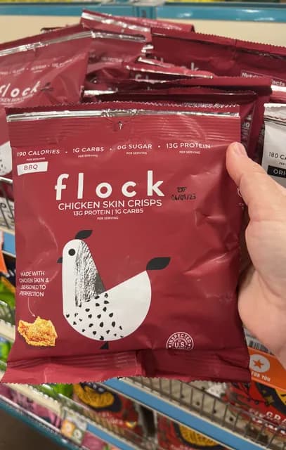 Flock Bbq Chicken Skin Crisps