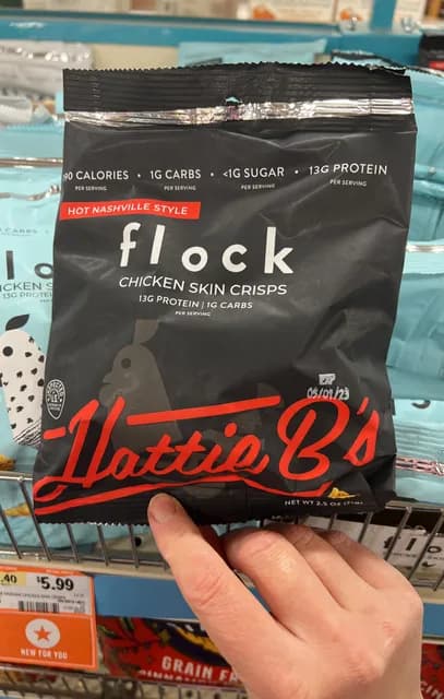Flock Hattie B'S Hot Nashville Style Chicken Skin Crisps
