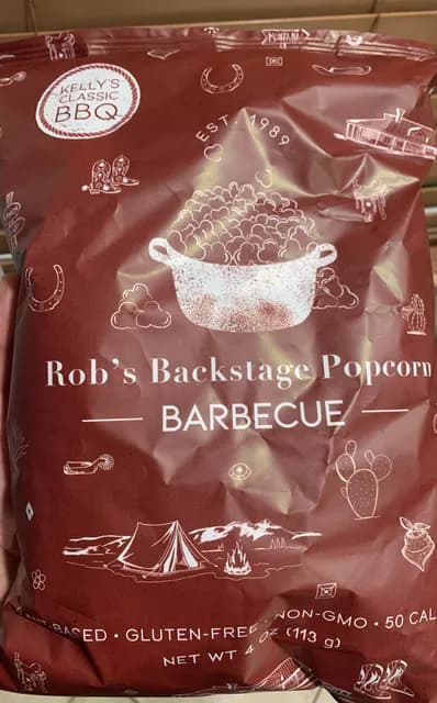 Kelly'S Classic Bbq Rob'S Backstage Popcorn Barbecue