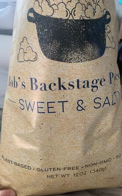 Rob'S Backstage Popcorn Sweet & Salty