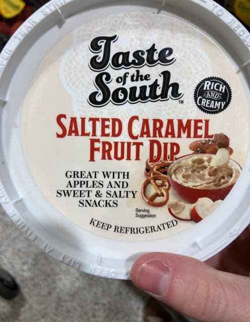 Taste Of The South Salted Caramel Fruit Dip