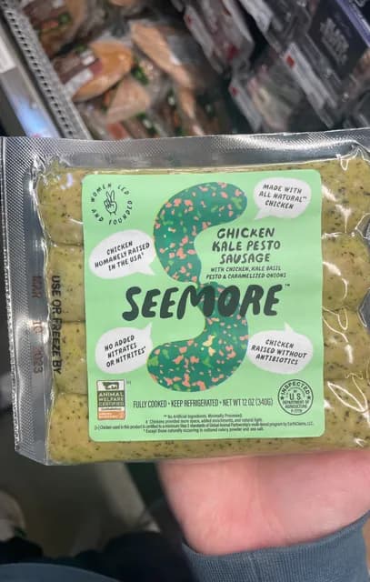Seemore Chicken Kale Pesto Sausage