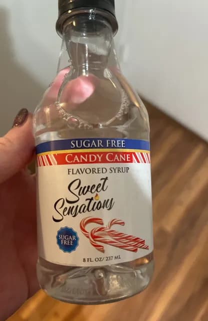 Sweet Sensations Sugar Free Candy Cane Flavored Syrup