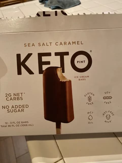 Is it Sesame Free? Keto Pint Sea Salt Caramel Ice Cream Bars