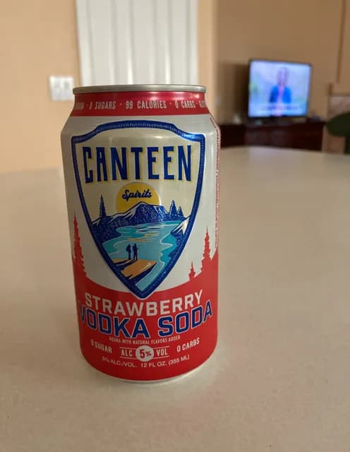 Canteen Spirits Strawberry Vodka Soda