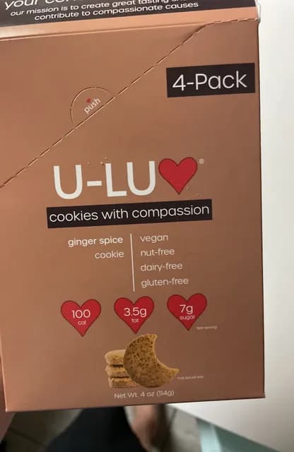 U-Luv Ginger Spice Cookie