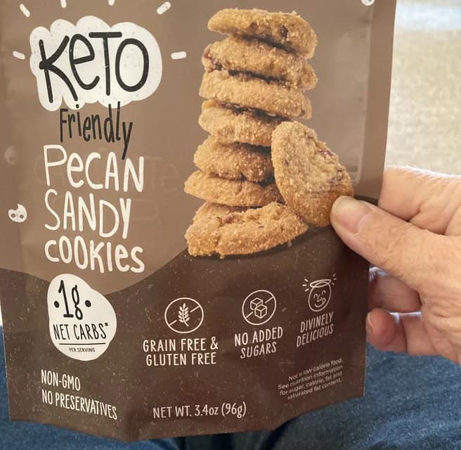 Nunbelievable Keto Friendly Pecan Sandy Cookies