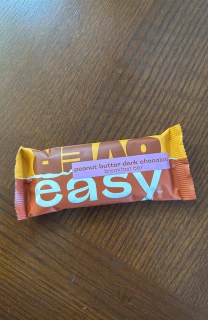 Over Easy Peanut Butter Dark Chocolate Breakfast Bar