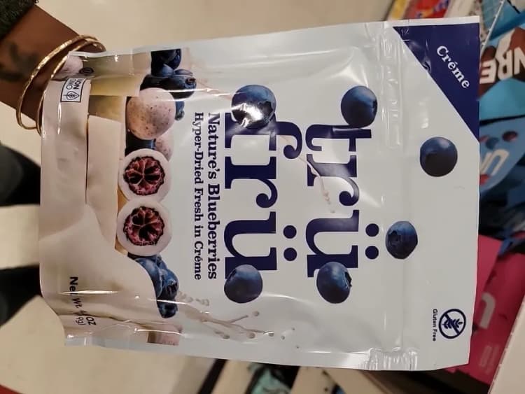 Tru Fru Nature'S Blueberries Hyper-Dried Fresh In Creme