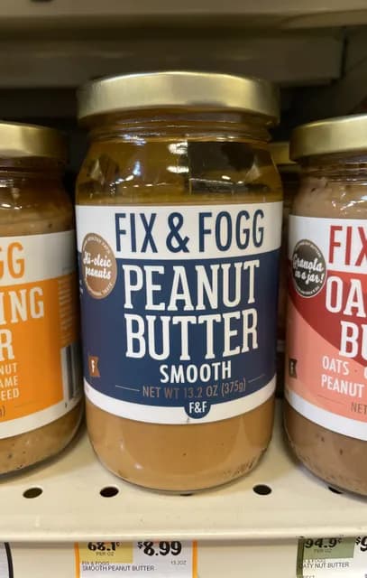 Fix & Fogg Smooth Peanut Butter