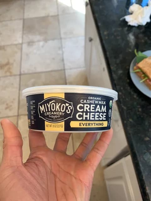 Miyoko'S Creamery Organic Cashew Milk Cream Cheese Everything