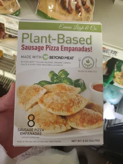 Emma Leigh & Co. Plant-Based Sausage Pizza Empanadas!