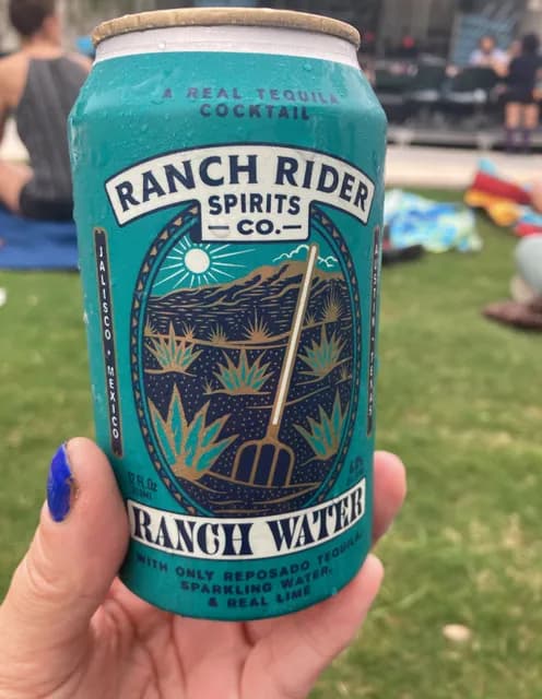 Ranch Rider Spirits Ranch Water Tequila Cocktail